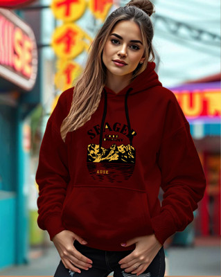 AUSK Full Sleeve Printed Women Sweatshirt