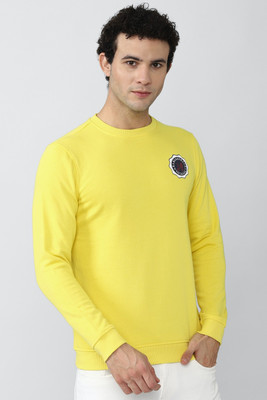 VAN HEUSEN Full Sleeve Solid Men Sweatshirt