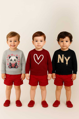 psv fashion Full Sleeve Printed Baby Boys Sweatshirt