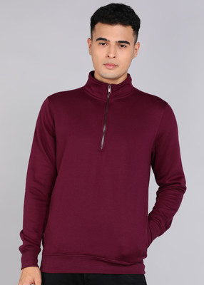 METRONAUT Full Sleeve Solid Men Sweatshirt