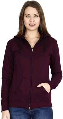 MODERNSSHOP Full Sleeve Solid Women Sweatshirt