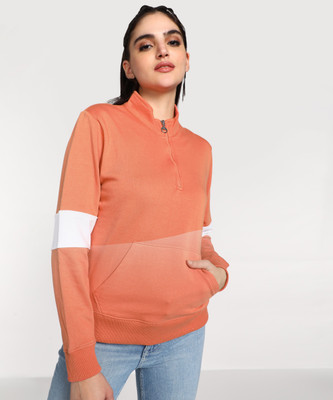 NUMERO UNO Full Sleeve Color Block Women Sweatshirt