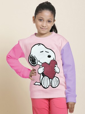 kidsville Full Sleeve Printed Girls Sweatshirt