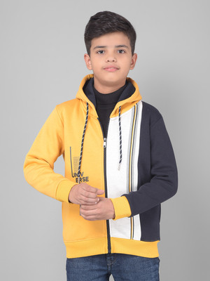 CRIMSOUNE CLUB Full Sleeve Color Block Boys Sweatshirt