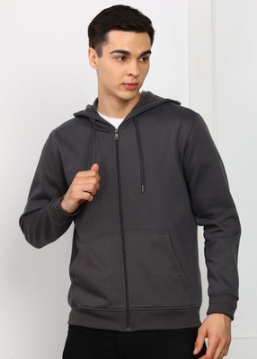 Alan Jones Full Sleeve Solid Men Sweatshirt