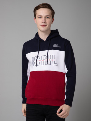 CANTABIL Full Sleeve Color Block Men Sweatshirt