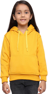 ADBUCKS Full Sleeve Solid Girls Sweatshirt