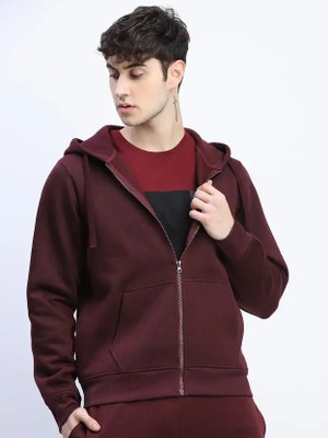 Roadster Full Sleeve Solid Men Sweatshirt