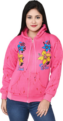 Raj Kolkata Fashion Full Sleeve Printed Girls Sweatshirt