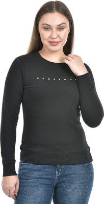 NUMERO UNO Full Sleeve Solid Women Sweatshirt
