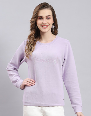 MONTE CARLO Full Sleeve Printed Women Sweatshirt