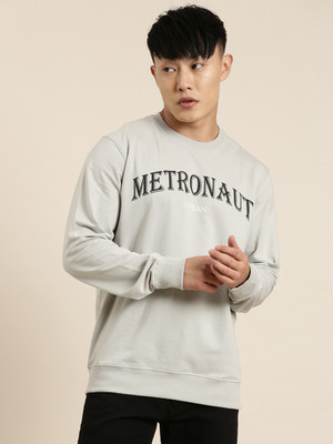 METRONAUT Full Sleeve Self Design Men Sweatshirt