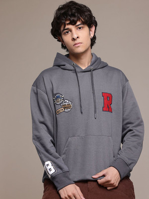 Roadster Full Sleeve Self Design Men Sweatshirt