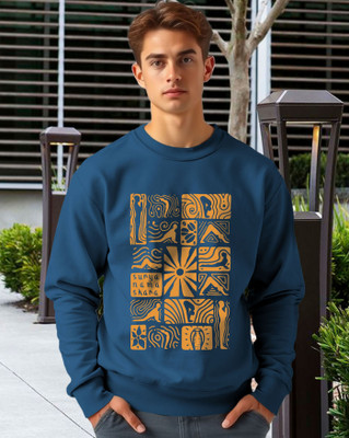 AUSK Full Sleeve Graphic Print Men Sweatshirt