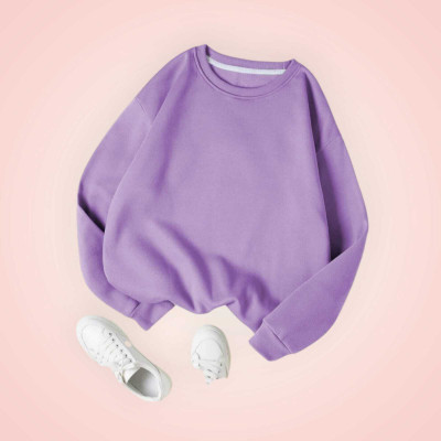 AKs fashion Full Sleeve Solid Women Sweatshirt