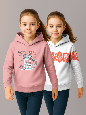 Hellcat Full Sleeve Printed Girls Sweatshirt
