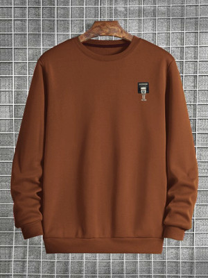 FREAKS Full Sleeve Solid Men Sweatshirt