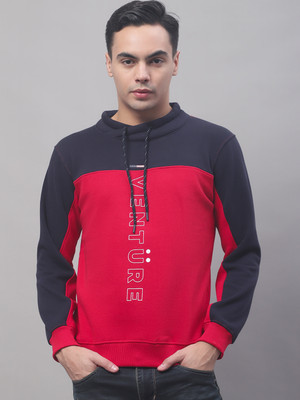 CANTABIL Full Sleeve Color Block Men Sweatshirt