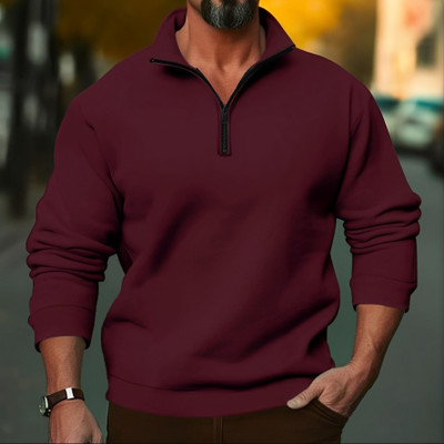 Kintu Parantu Full Sleeve Solid Men Sweatshirt
