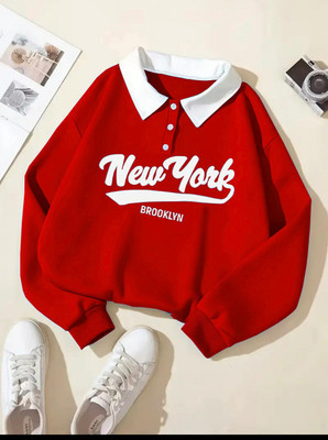 Faisalgarments Full Sleeve Solid Women Sweatshirt