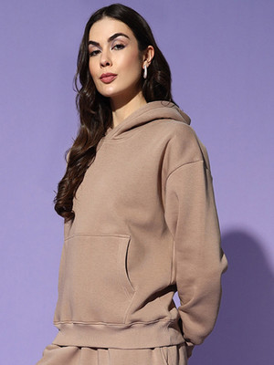 R Heaven Fashions Full Sleeve Solid Women Sweatshirt