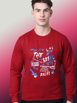 OBAAN Full Sleeve Printed Men Sweatshirt