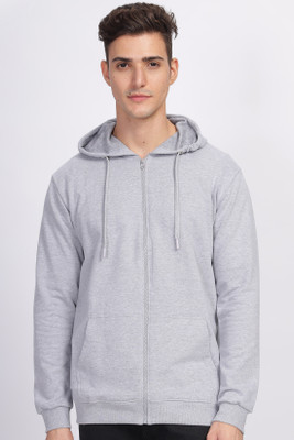 ADRO Full Sleeve Solid Men Sweatshirt