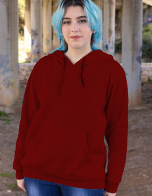 LWEXS Full Sleeve Solid Women Sweatshirt