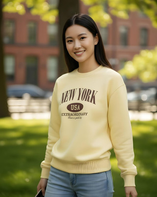 FLYIND VOGUE OUTFIT Full Sleeve Printed Women Sweatshirt