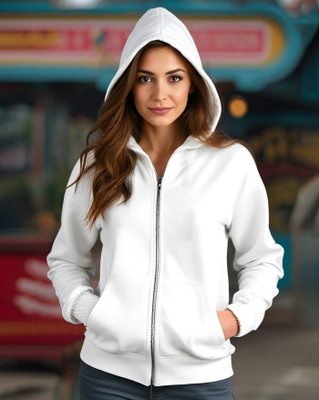 AUSK Full Sleeve Solid Women Sweatshirt