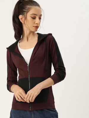 Arisse Full Sleeve Color Block Women Sweatshirt