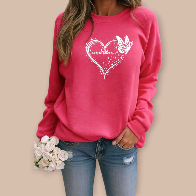 Fluffy Enterprise Full Sleeve Solid Women Sweatshirt
