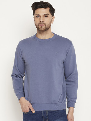 DUKE Full Sleeve Solid Men Sweatshirt