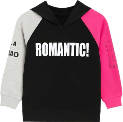 Pink Paradise Full Sleeve Color Block, Printed Boys Sweatshirt