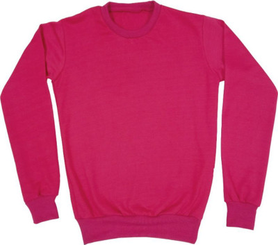 Kaayu Full Sleeve Solid Boys & Girls Sweatshirt