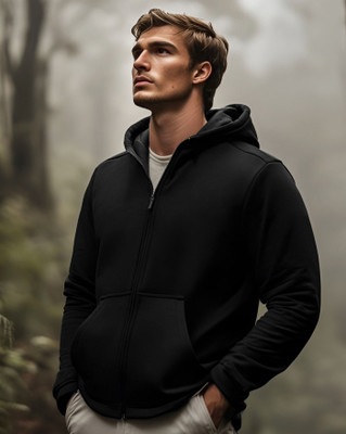 ENITOR Full Sleeve Solid Men Sweatshirt