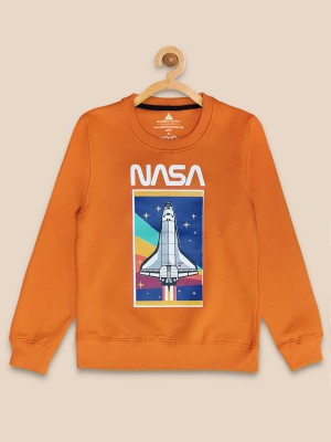 Nasa By Kidsville Full Sleeve Graphic Print Boys Sweatshirt