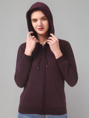 Mast & Harbour Full Sleeve Solid Women Sweatshirt