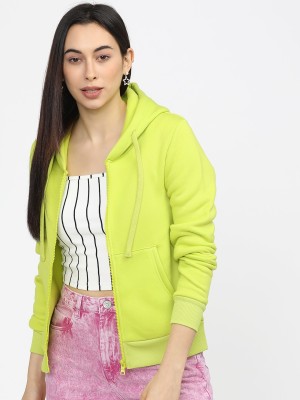 Neelkanth Full Sleeve Solid Women Sweatshirt