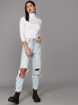 PD CLORI Full Sleeve Solid Women Sweatshirt