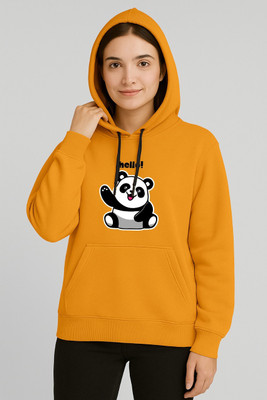 HouseOfCommon Self Design Round Neck Casual Women Yellow Sweater