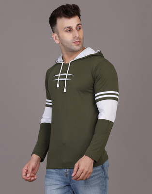 HIGHLANCE Full Sleeve Color Block Men Sweatshirt