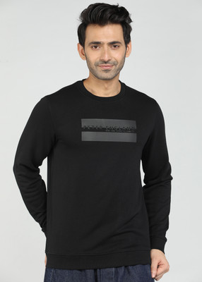 PETER ENGLAND Full Sleeve Solid Men Sweatshirt