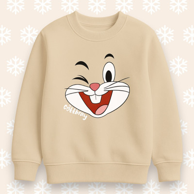 cottbray Full Sleeve Printed Boys & Girls Sweatshirt