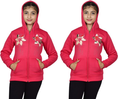 DIMSYCOLLECTION Full Sleeve Printed Girls Sweatshirt
