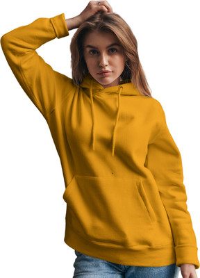etsun Full Sleeve Solid Women Sweatshirt