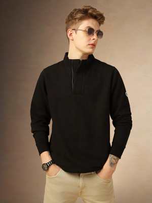 Dennis Lingo Full Sleeve Solid Men Sweatshirt