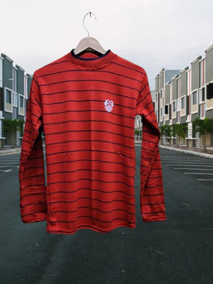 AE Trend Full Sleeve Striped Men Sweatshirt