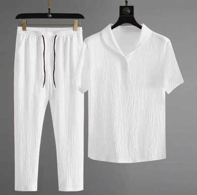 AAKAARA Self Design Men Track Suit