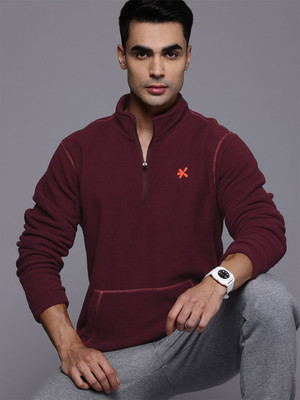 HRX by Hrithik Roshan Full Sleeve Solid Men Sweatshirt